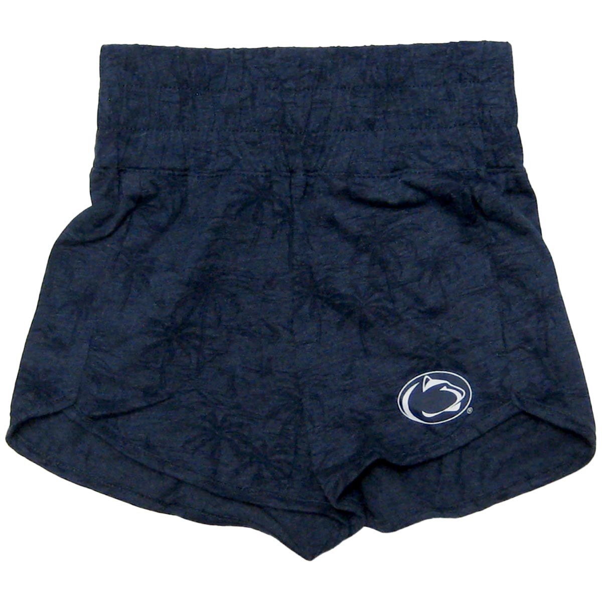 navy youth girls Hawaiian shorts with Penn State Athletic Logo